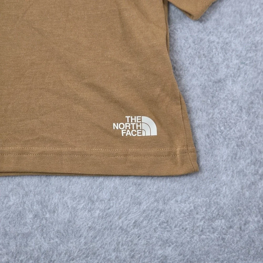 The North Face Shirt Mens XL Brown FlashDry Long Sleeve Henley Performance Top